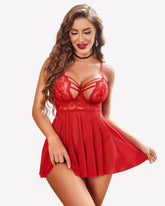 Lace Babydoll Boudoir Outfits